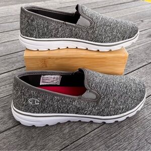 Champion Heather Gray Slip-On Sneakers